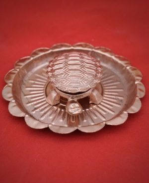 Fengshui Copper Plate Turtle Vastu for Good Luck- Puja N Pujari