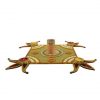 Stone Design Acrylic Rangoli with Tealight Candle Holder