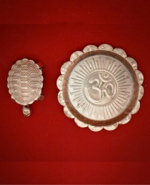 Fengshui Copper Plate Turtle Vastu for Good Luck- Puja N Pujari