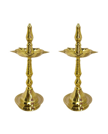 kerala kuthu vilakku, brass samai, samai lamp