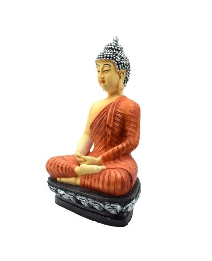 Sitting Meditation Buddha Idol for Home Decor