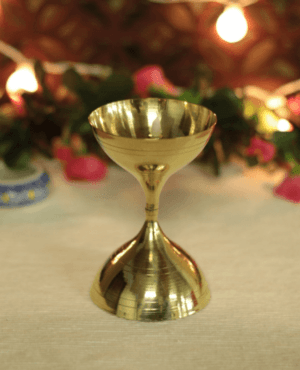 Nanda Deepa Brass Diya Lamp- Puja N Pujari