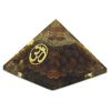 Rudraksh Orgonite Pyramid for Vastu