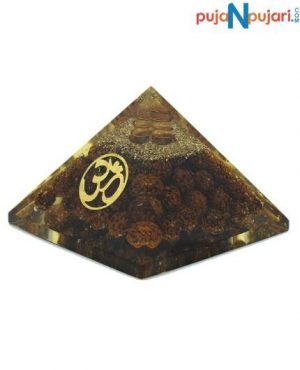 Rudraksh Orgonite Pyramid for Vastu
