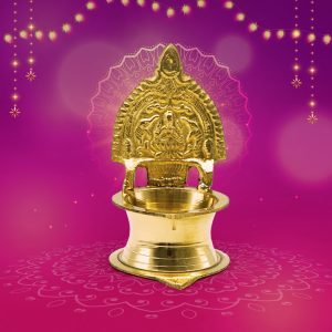 Kamakshi Devi Brass Oil Deepam