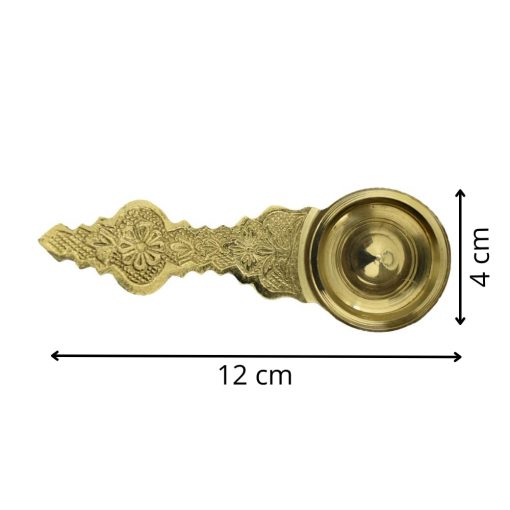 Brass Aarti Stand Holder for Pooja Mandir - Image 2