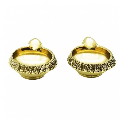 Kubera Gold Brass Diya (Set of 2) - Image 5
