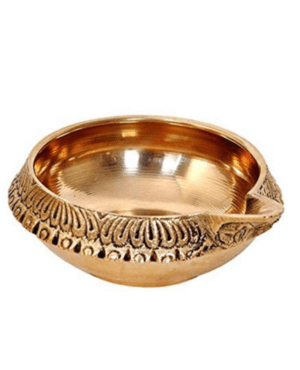 Brass Kuber Deepak Diya Oil Lamp - Puja N Pujari