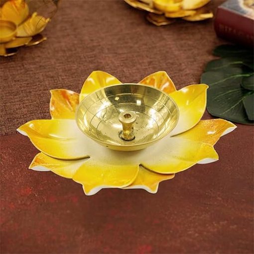 Brass Lotus Kamal Patti Diya for Diwali Decorations and Return Gifts