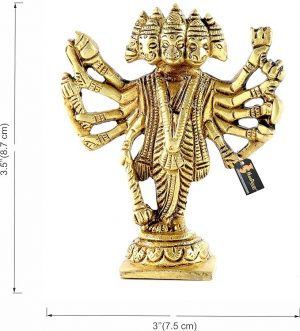 Metal Panchmukhi Hanuman Idol size