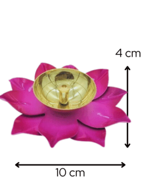 Lotus Diya Pink Color