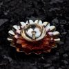 Beautiful Metal Lotus Diya