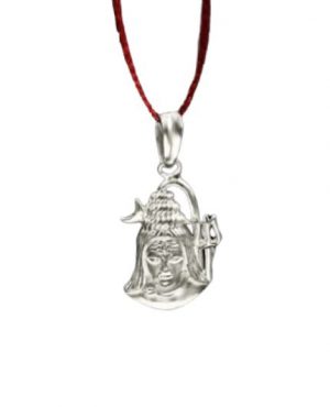 Beautiful Pure Silver Shiva Locket