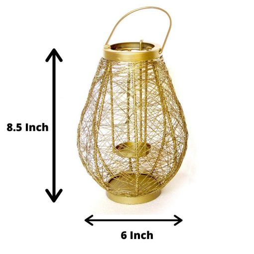 Bird Nest Shaped Decorative Tealight Candle Holders Hanging - Image 3