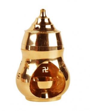 Brass Camphor Lamp Aroma Incense Burner