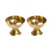 Brass Pack of 2 Table Diya Set1.6 inch