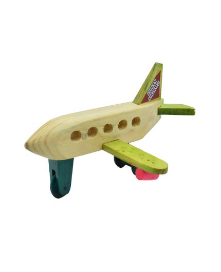Chennapatna Aeroplane Toy for Kids
