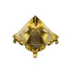 Crystal Feng Shui Pyramid With Golden Stand