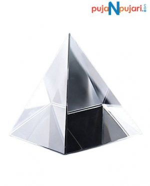 Crystal Glass Pyramid for Good Luck