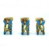 Decorative Elephant Tealight Holders (Light Blue)