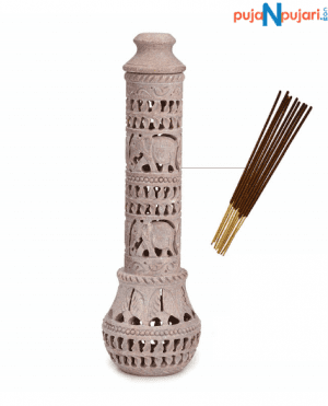 Decorative Hand Carved Marble Incense Holder
