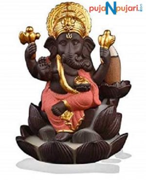 Design Ganapathi Backflow Cone Incense Holder