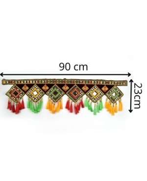 Embroidery Glass Work Traditional Door Hanging Toran