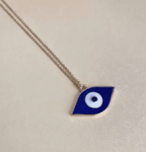 Evil Eye Necklace with Blue Pendant
