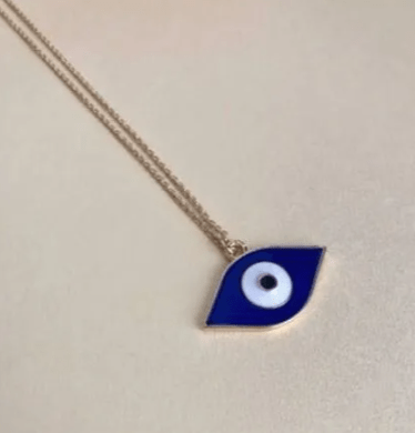 Evil Eye Necklace with Blue Pendant
