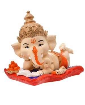 Ganesha-Reading-Book-with-Mushak