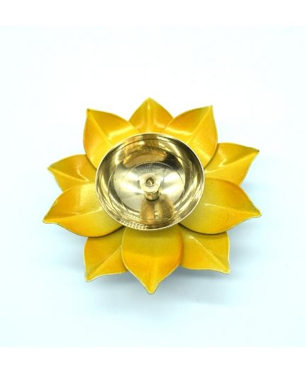 Golden Brass Lotus Diya