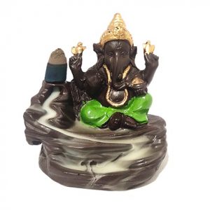 Green Ganesha Smoke Fountain