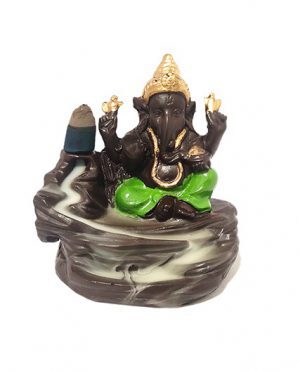 Green Ganesha Smoke Fountain