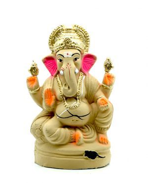 Handcrafted Eco Ganesh Murti - 11 Inch