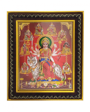 Hindu Goddess Durga Maa Photo Frame