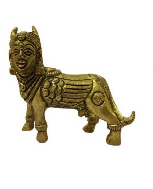 Kamadhenu Cow Brass Idol