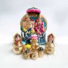 Kubera with Navanidhi Golu Dolls Set