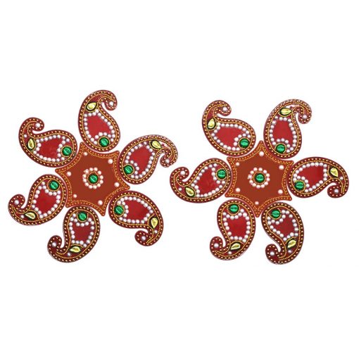 Kundan-Stone-Rangoli-Floor-Decoration-in-Red
