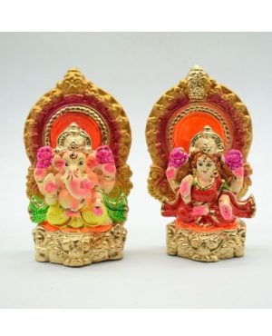 Lakshmi Ganesh Clay Murti for Diwali Puja