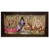 Lakshmi Ganesh and Shiva Parvati Photo Frame