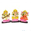 Lakshmi Ganesha Saraswati Showpiece Idol
