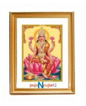 Lakshmi Photo Frame with Golden frame