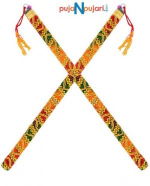 Latest Decorative Dandiya for Navratri Garba (Pack of 1)