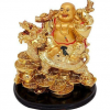 Laughing Buddha with Dragon Boat