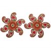 kundan stone, acrylic rangoli, flower design rangoli, acrylic rangoli set, flower rangoli, flower kolam