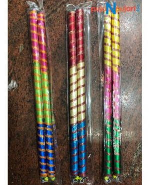 Multi Color Dandiya Sticks 1 Pair
