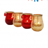 Orchard Crackle Tea Light Holders