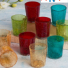 Orchard Glass Crackle Tea Light Holders