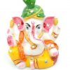 Pagadi Ganesh on Marble Pooja Chowki