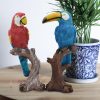 Parrot Love Couple Vastu Bird Figurine Showpiece